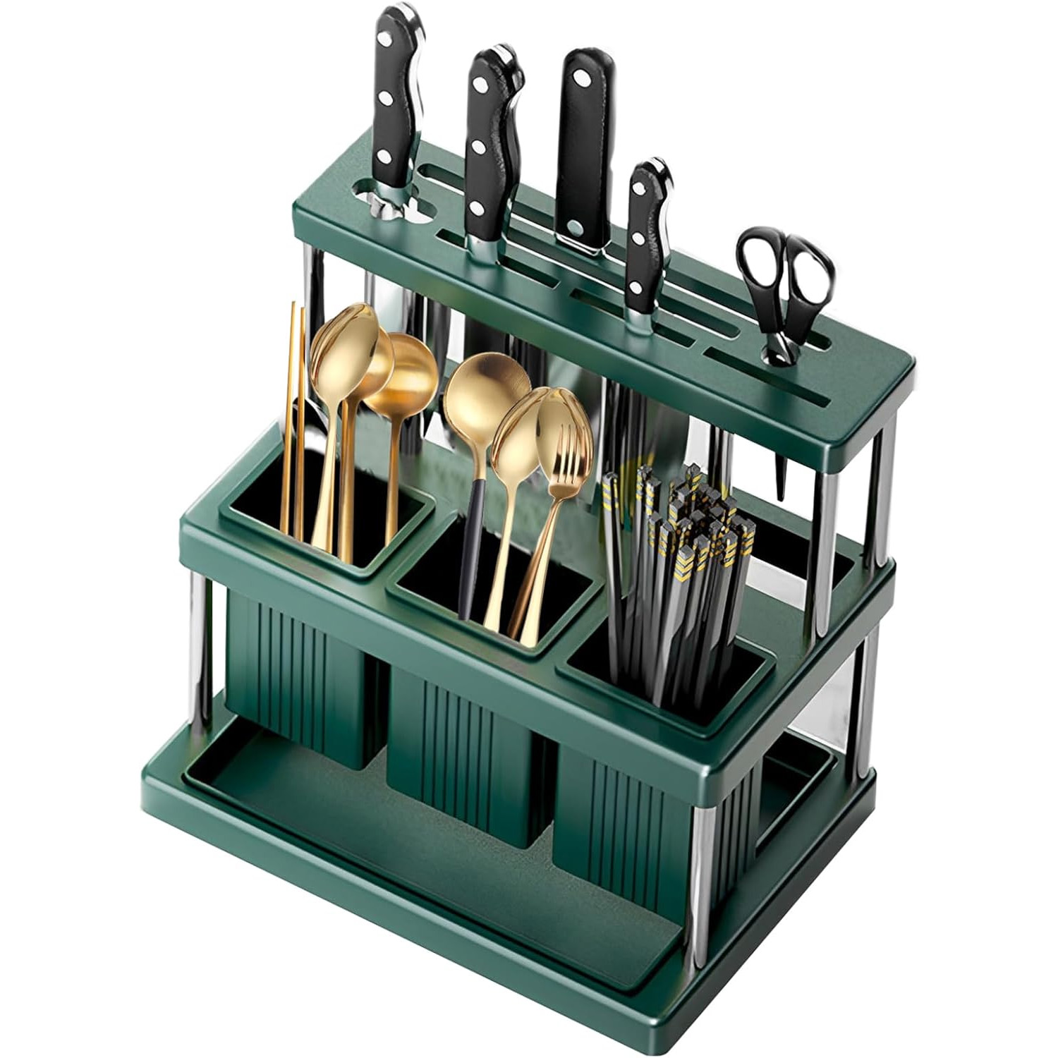 Miniatura 5 de Organizador de Cubiertos Doble Nivel